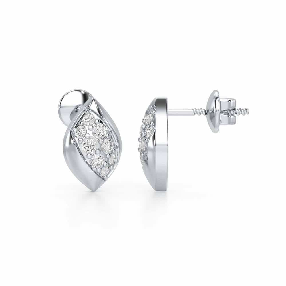 Silver Divas Silver Earrings - White Gold - Image 4