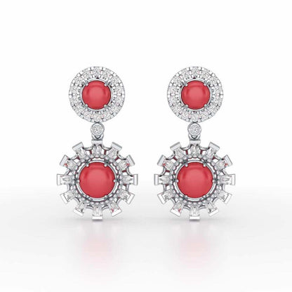 Silver Dream Silver Earrings - White Gold - Image 1