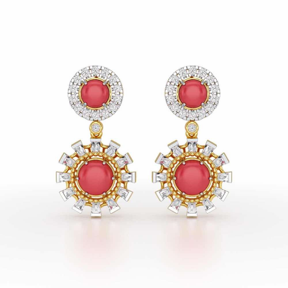 Silver Dream Silver Earrings - Yellow Gold - Image 1