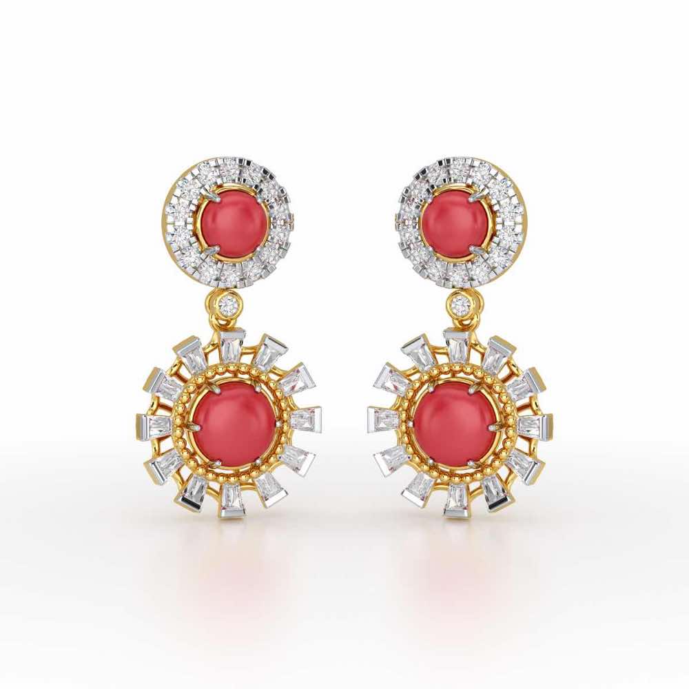 Silver Dream Silver Earrings - Yellow Gold - Image 2