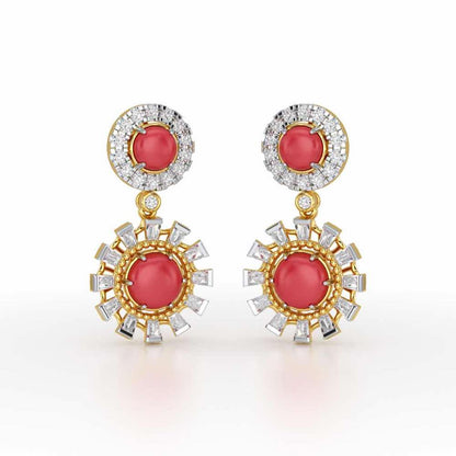 Silver Dream Silver Earrings - Yellow Gold - Image 2