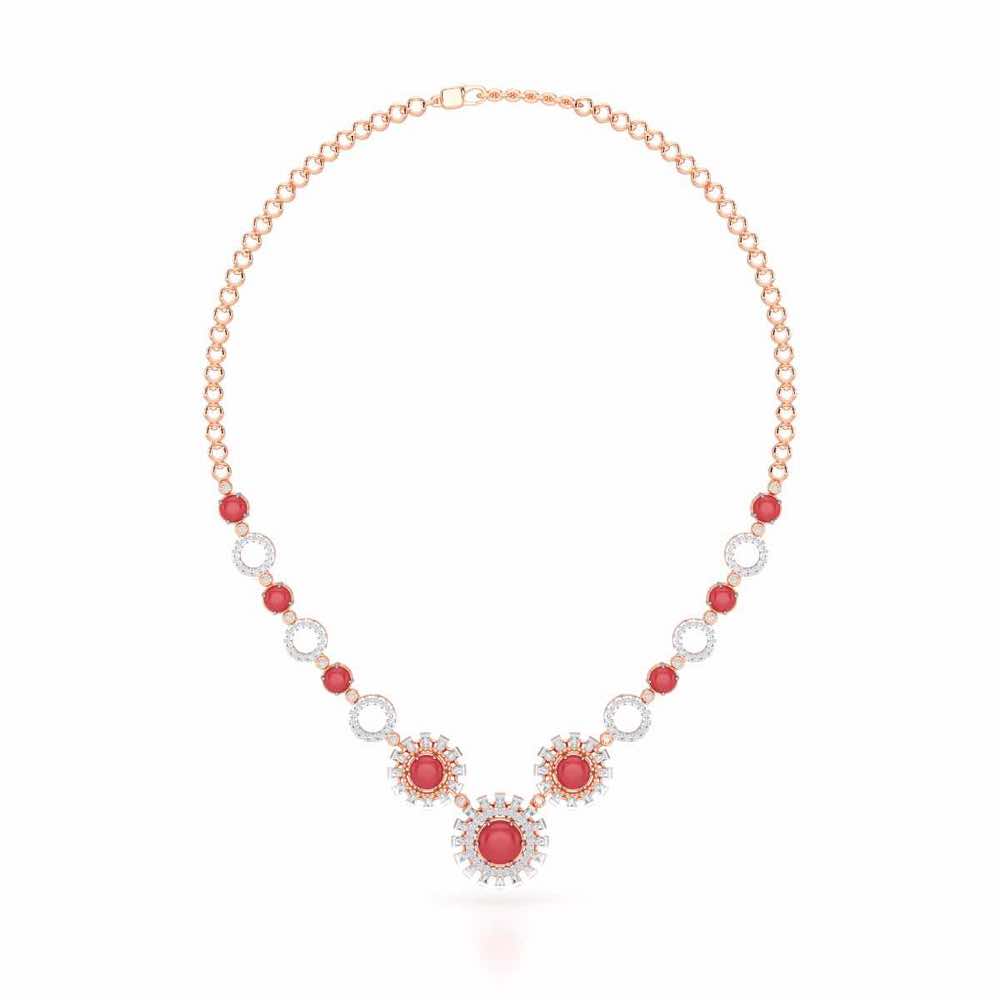 Silver Dream Silver Necklace - Rose Gold - Image 3