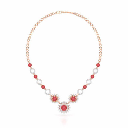 Silver Dream Silver Necklace - Rose Gold - Image 3
