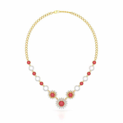 Silver Dream Silver Necklace - Yellow Gold - Image 3