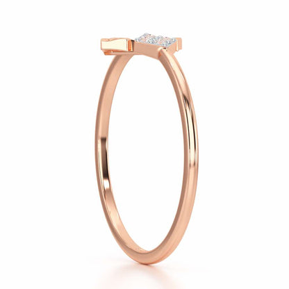 Silver Glow Silver Ring - Rose Gold - Image 3