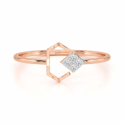 Silver Glow Silver Ring - Rose Gold - Image 4