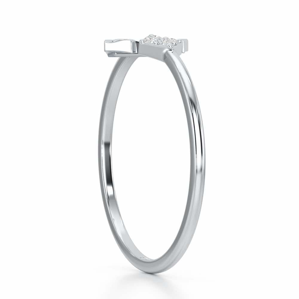 Silver Glow Silver Ring - White Gold - Image 3