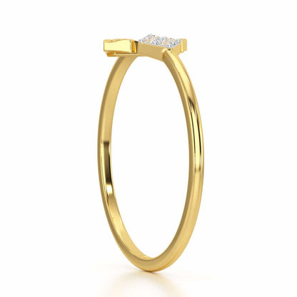 Silver Glow Silver Ring - Yellow Gold - Image 3