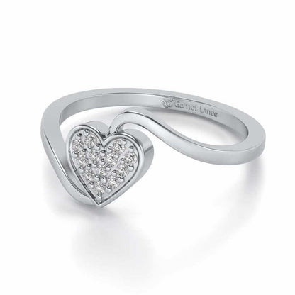 Silver Heartthrob Ring - White Gold - Image 2
