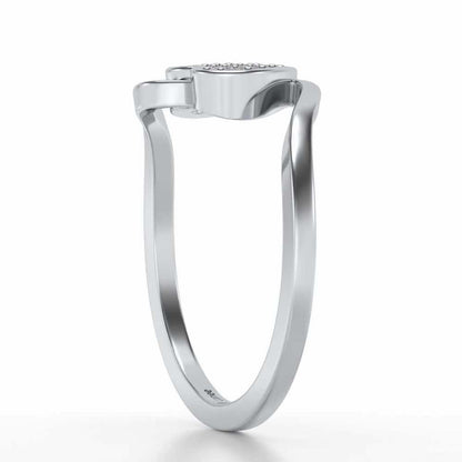 Silver Heartthrob Ring - White Gold - Image 3