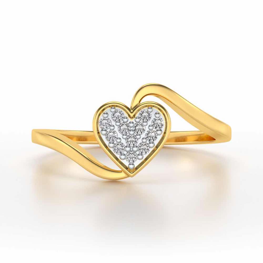 Silver Heartthrob Ring - Yellow Gold - Image 4
