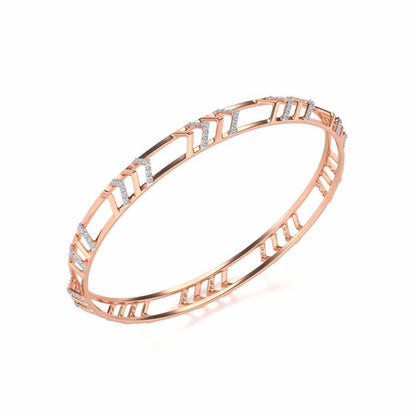 Direct Silver Bangles - Rose Gold - Image 1