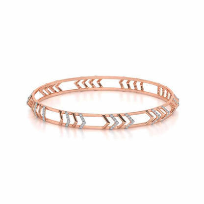 Direct Silver Bangles - Rose Gold - Image 2