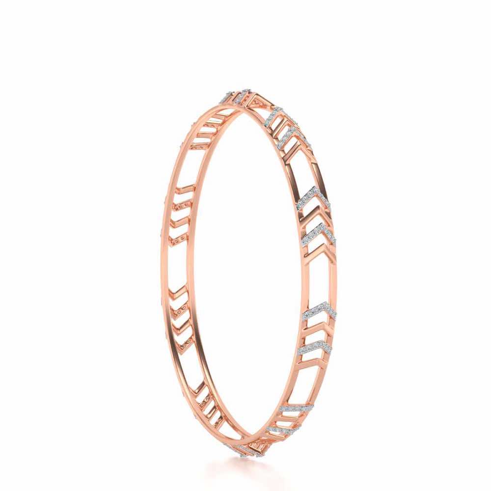 Direct Silver Bangles - Rose Gold - Image 3