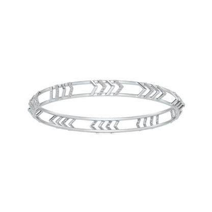 Direct Silver Bangles - White Gold - Image 5