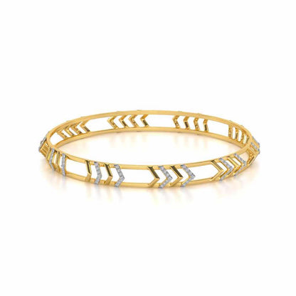 Direct Silver Bangles - Yellow Gold - Image 2