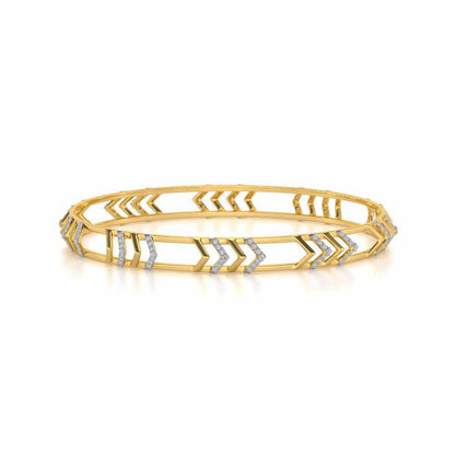 Direct Silver Bangles - Yellow Gold - Image 4