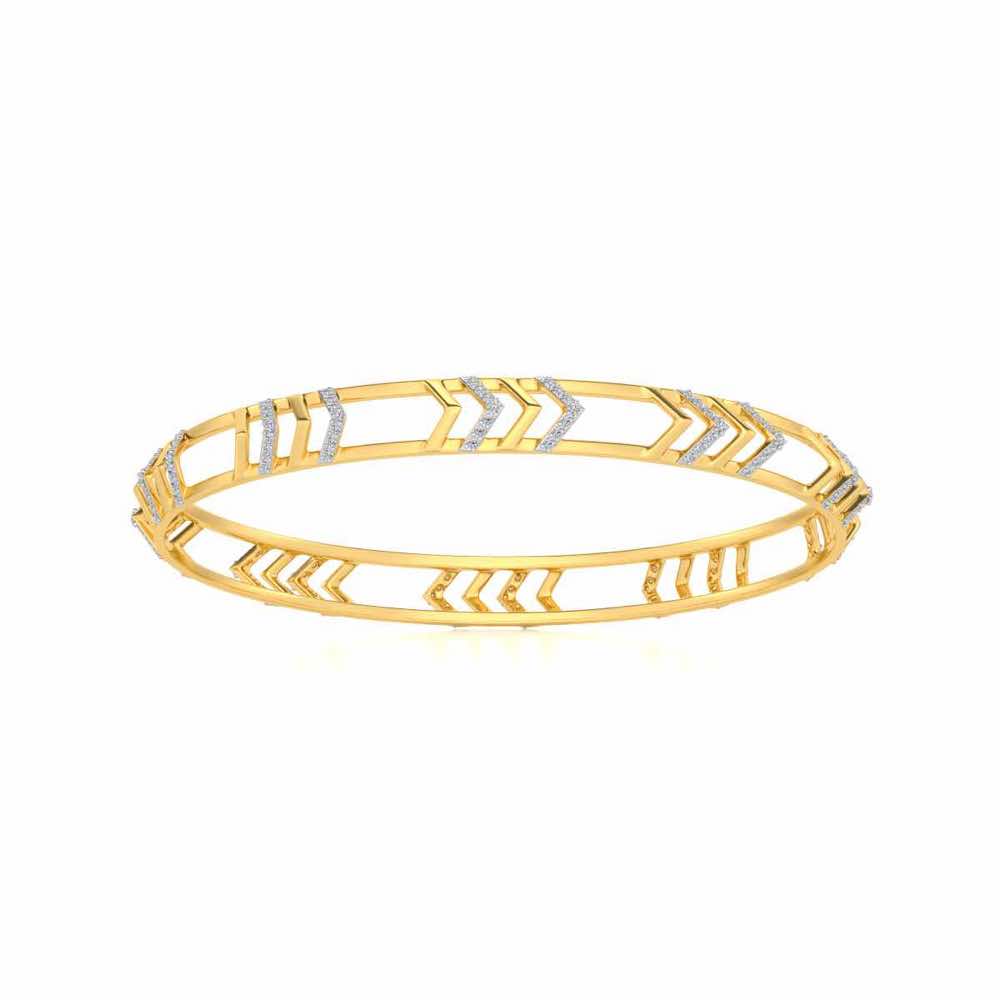 Direct Silver Bangles - Yellow Gold - Image 5