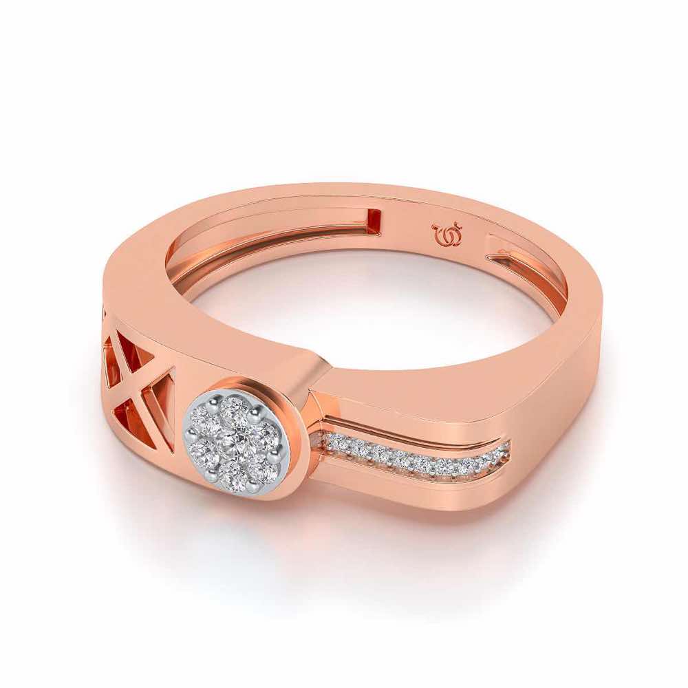 Distinct ring For Men - Rose Gold - Image 2
