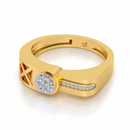 Distinct ring For Men - Yellow Gold - Image 2