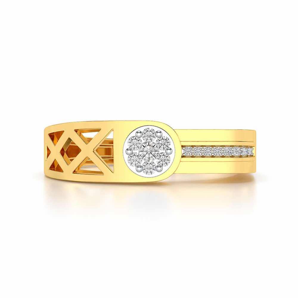Distinct ring For Men - Yellow Gold - Image 4