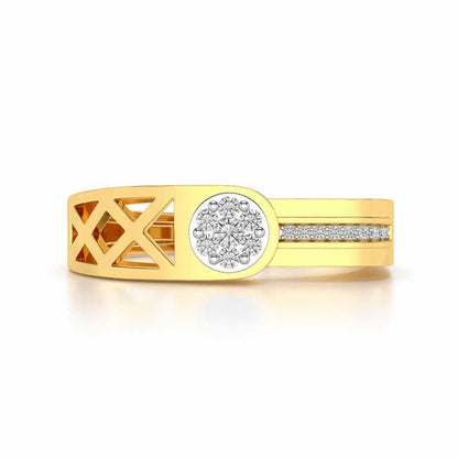 Distinct ring For Men - Yellow Gold - Image 4