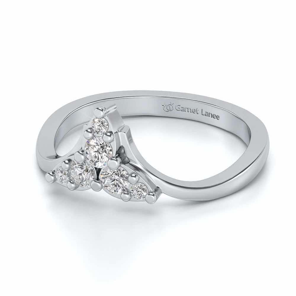 Diti Silver Ring - White Gold - Image 2