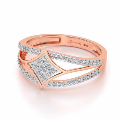 Divine Shine Silver Ring For Men - Rose Gold - Image 2