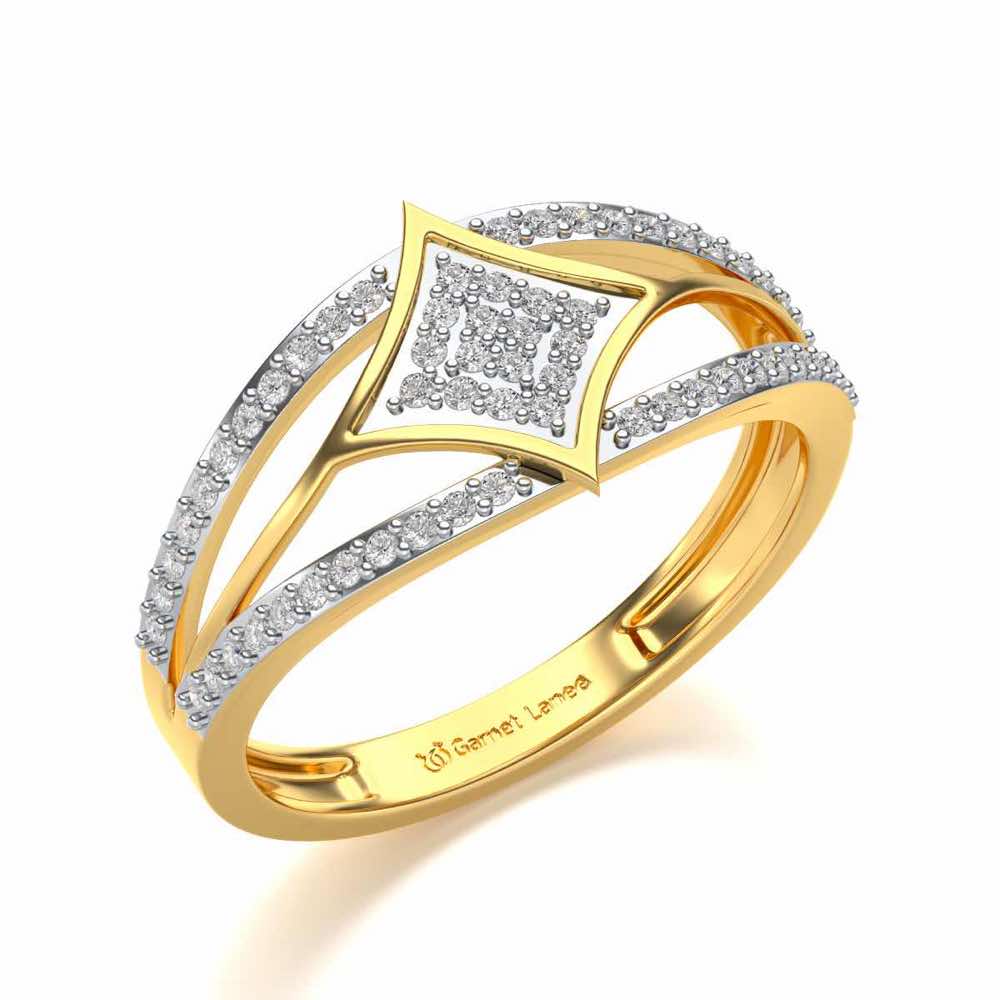 Divine Shine Silver Ring For Men - Yellow Gold - Image 1