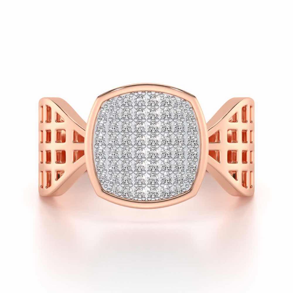 Divulge Silver Ring For Men - Rose Gold - Image 4