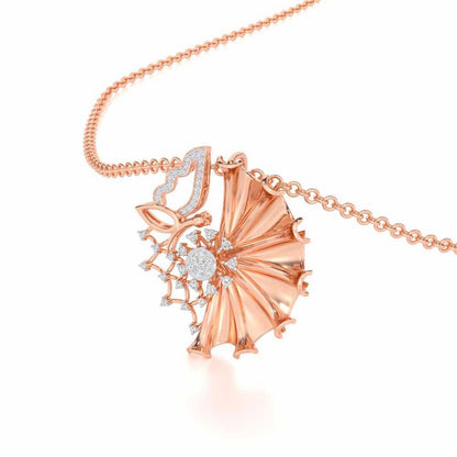 Divya Shakti Silver Pendant - Rose Gold - Image 2