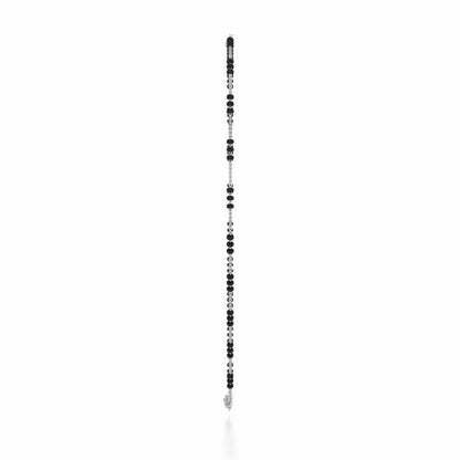 Do Phool Silver Mangalsutra - White Gold - Image 4