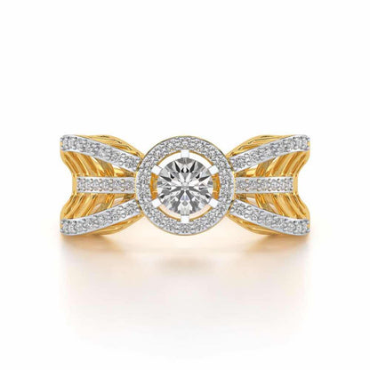 Dravya Solitaire Ring - Yellow Gold - Image 4