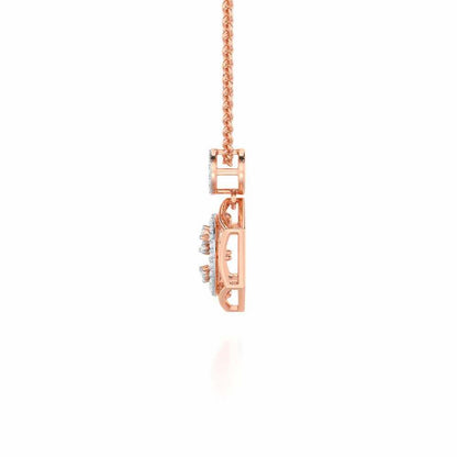 Dreamy Delight Silver Pendant - Rose Gold - Image 4
