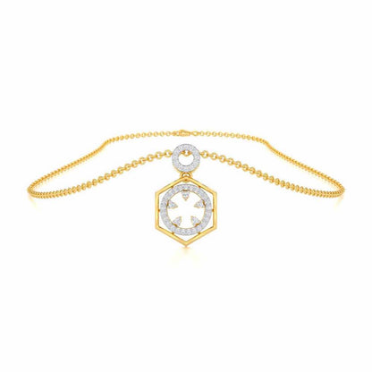 Dreamy Delight Silver Pendant - Yellow Gold - Image 3