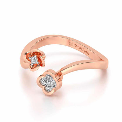 Drizalia Silver Ring - Rose Gold - Image 2