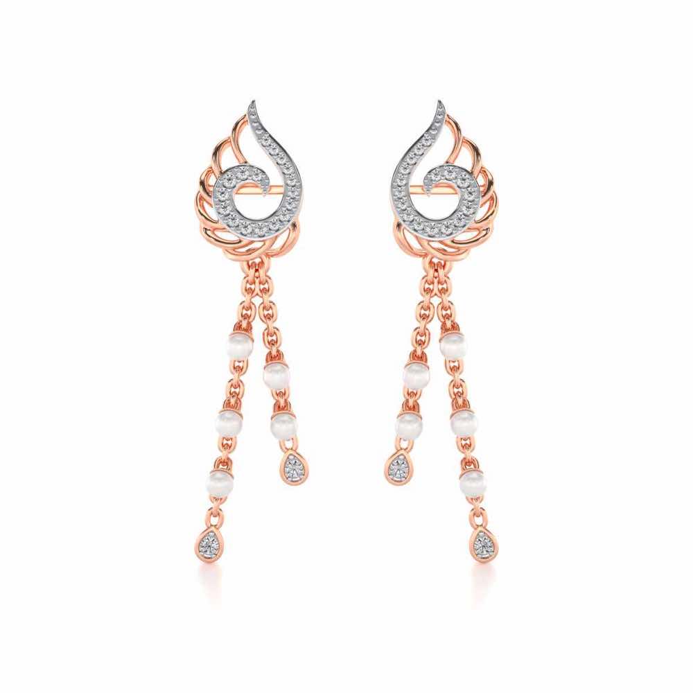Dropril Silver Dangler Earrings