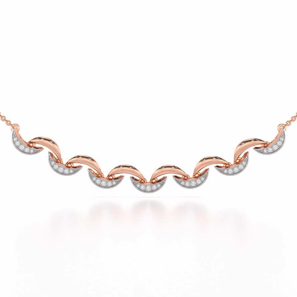 Duchess Loom Silver Necklace