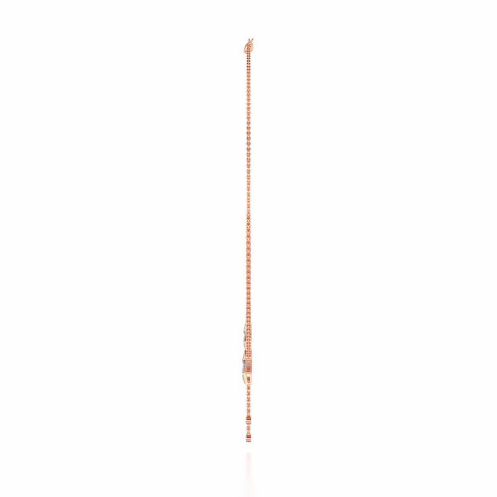 Duo Star Silver Necklace - Rose Gold - Image 4