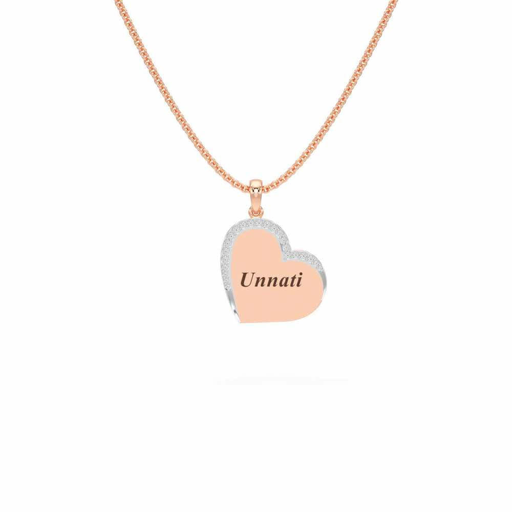 Dwell In Heart Silver Pendant