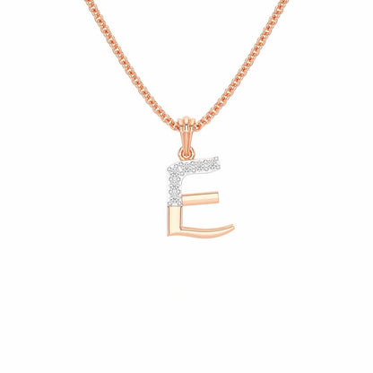 E-Luke Silver Pendant - Rose Gold - Image 1
