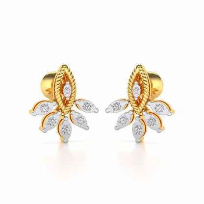 Eminente Silver Studs - Yellow Gold - Image 1