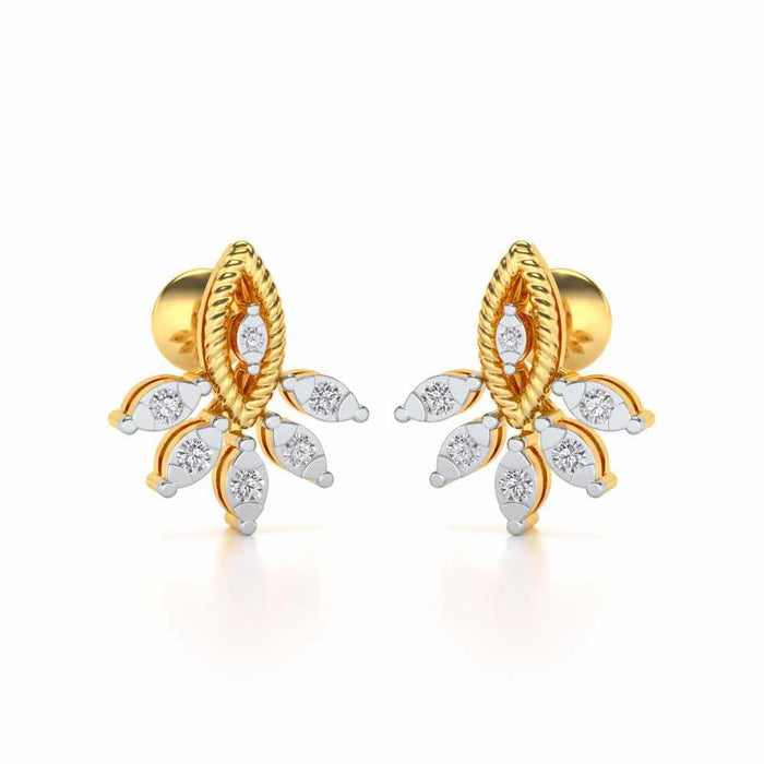 Eminente Silver Studs - Yellow Gold - Image 1