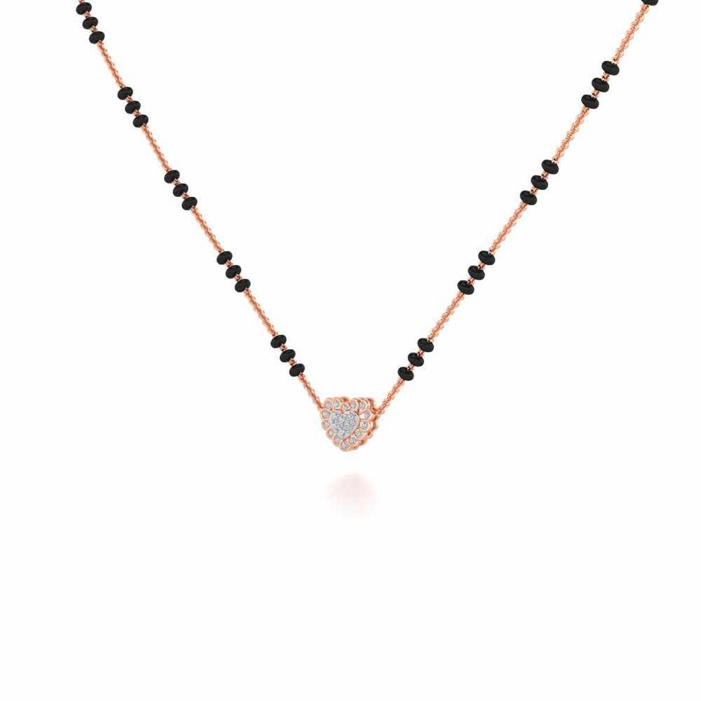 Ehsaas Silver Mangalsutra - Rose Gold - Image 2