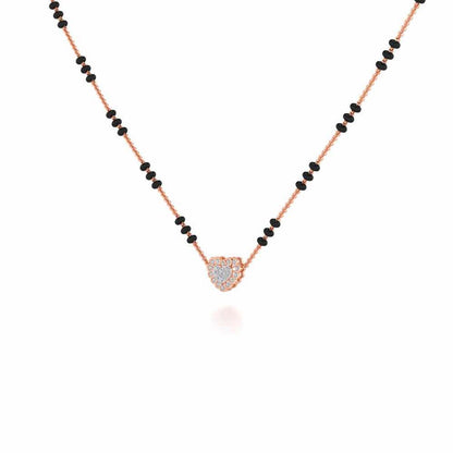 Ehsaas Silver Mangalsutra - Rose Gold - Image 2