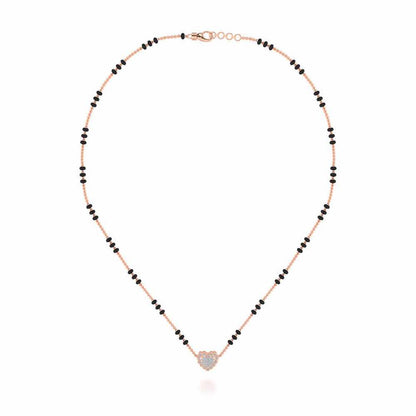 Ehsaas Silver Mangalsutra - Rose Gold - Image 3