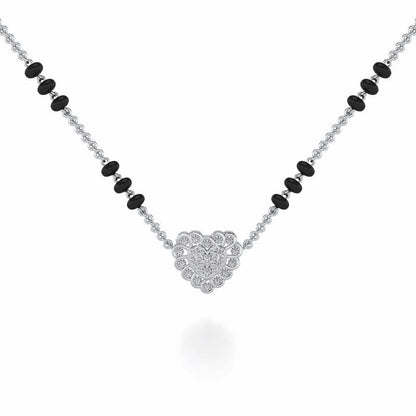 Ehsaas Silver Mangalsutra - White Gold - Image 1