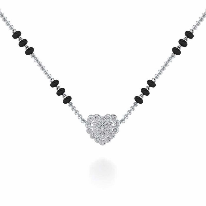 Ehsaas Silver Mangalsutra - White Gold - Image 1