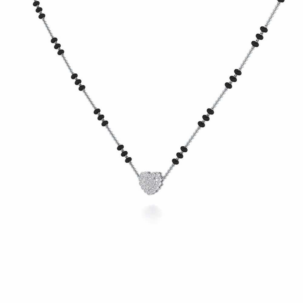 Ehsaas Silver Mangalsutra - White Gold - Image 2