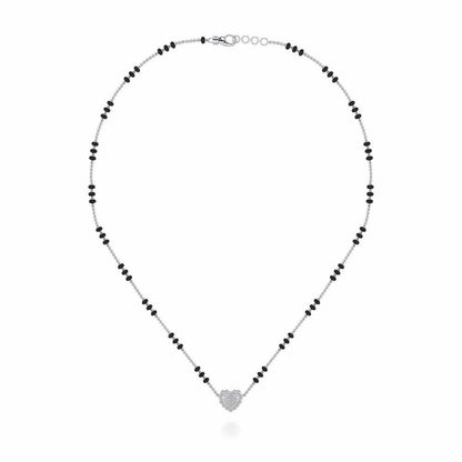 Ehsaas Silver Mangalsutra - White Gold - Image 3